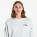 New Balance Athletics Premium Logo Crew   Grey   L
