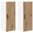  Kjøkkenskap 2 pcs Artisan Eik 30 x 31 x 80 cm Konstruert tre