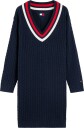 Tommy Jeans Tjw Cable Rwb Sweater Dress Ext   DARK BLUE   L