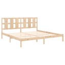 vidaXL Sengeramme heltre furu 200x200 cm