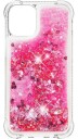 Trolsk Mobildeksel med Flytende Glitter Hjerter (iPhone 13 mini)