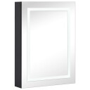 vidaXL LED-speilskap til bad 50x13x70 cm