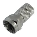 DELTACO F-KONTAKT TWIST-ON KABELADAPTER 7MM, 2 STK