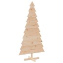 Vidaxl Juletre av tre til pynt 180 cm heltre furu
