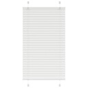  plisségardin Hvit 70x100 cm Stoff Bredde 69,4 Polyester