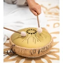 Meinl Sonic Energy Mostd3g Medium Octave Steel Tongue Drum C Major Gold