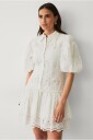 Vila   Kjole viSmilla 2/4 Short Dress   Hvit