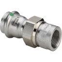 5 stk 18 mm x 1/2" Sanpress Inox kobling