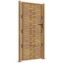 vidaXL Hageport 105x180 cm cortenstål firkantet design