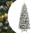 Kunstig juletre Hvit 93 x 93 x 240 cm PVC plast stål og PE