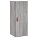  Veggskap grå sonoma 34,5x34x90 cm 8720845439941
