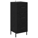  Serviesskap Svart eik 34 x 34,5 x 90 cm Konstruert tre