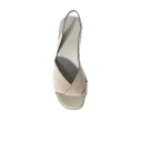 DEL Carlo Dame Sko Beige 36 EU,