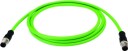 Telegärtner 100017268 Cat5 SF/UTP M12 M12 patchkabel grønn 7,5 m