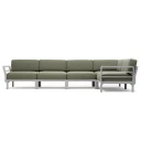 Nardi Maximo 5 hjørnesofa Gesso   Timo