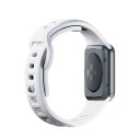 3mk Silikonrem til Apple Watch 38/40/41mm Hvit