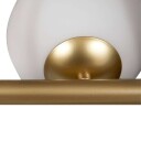 Lucande pendellampe Isandro gull/opal 7-flammers
