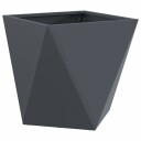 vidaXL Plantekassed Antrasitt 40 x 40 x 40 cm Stål