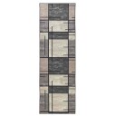 vidaXL Teppe Runner LESAKA Brun 100 x 300 cm Diamant fløyel