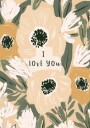 Floral Love Note Plakat Plakat / 70x100cm