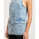 Armani Exchange Dame Topper Blå M,