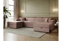 Bizantine Sovesofa Dobbel Divan 4 Seter   Rosa