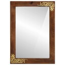  Baderomsspeil med speil Honning brun 70 x 50 x 2,5 cm