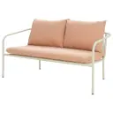 Brafab Bendt sofa Pearl White / Teddy Orange