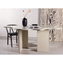 VIND   Flower Ovalt spisebord   Beige