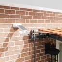  Automatisk Uttrekkbar Markise med LED Gul og Oransje 500x300 cm