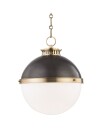 Latham taklampe antikk messing/bronse