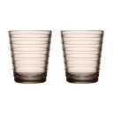 iittala Aino Aalto vannglass 2-pack 22 cl Lin