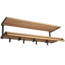 Essem Design Tamburin hattehylle 100 cm Eik-svart