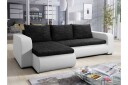 Lecanto Hjørnesovesofa   Hvit/Grå