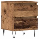  Nattbord Gamle Tre 40x35x50 cm Konstruert Tre