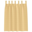  Gardiner med gardiner 2 pcs Beige Polyester