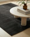 Solid teppe charcoal