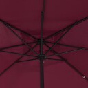  Firkantet Plen Parasol 295x245 cm Bordeaux Rød