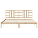 vidaXL Sengeramme heltre 200x200 cm