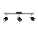 Philips Påbygd spotlys Overflateegnet GU10 3 ampuller 220-240 V Sort