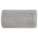 vidaXL Maskeskjerm 20 x 200 cm 6 Mesh Rustfritt stål 201 Sølv