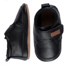 MELTON Læder Tøfler Classic Black 23-24