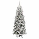  Kunstig juletre Hvit 78 x 78 x 210 cm PVC plast stål og PE