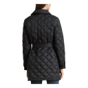 Lauren Ralph Lauren Diamond-Quilted Down Trench Coat Black L