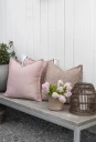 Lama Putetrekk PET Offwhite-Korall 50x50