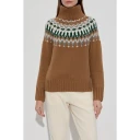 Bogner Dame Strikkevarer Brun M,