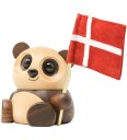 FableWood Chi Chi Panda 8 cm trefigur i valnøtt og lønn