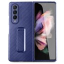 Samsung Galaxy Z Fold3 5G Deksel med Front Skjermbeskytter Blå
