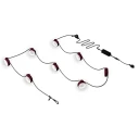 Fermob Hoopik Lyskjede Black Cherry
