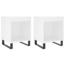  Nattbord 2 stk hvit 40x35x50 cm konstruert tre 8721012111165
